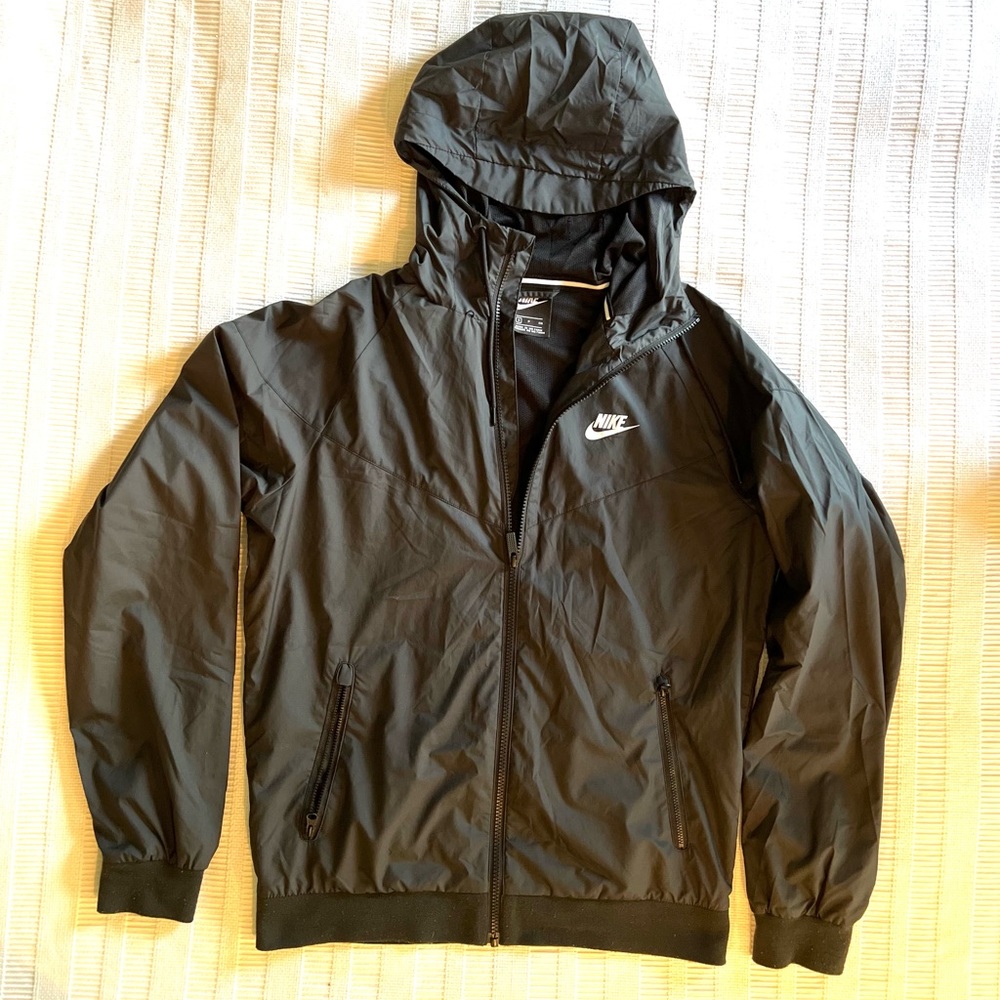 Nike Black Lightweight Windbreaker
